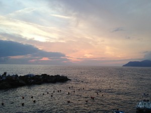 Sunset at Riomaggiore